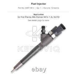 0445110614 Fuel Injector for Fiat TIPO DOBLO 1.3M-JET for Fiat Alfa Romeo Lancia