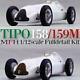 1/12 Maquette En Kit Alfa Roméo Tipo 158 Model Factory Hiro K519