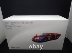 1/18 Tsm Alfa Romeo Tipo 33/2 23 Daytona 24Hrs M. Andretti/L. Bianchi True Scale