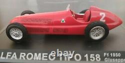 1/43 Alfa Romeo Tipo 158 F1 1950 Giuseppe Farina Coche Metal Escala