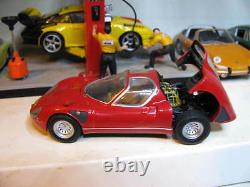 1/43 Minichamps Alfa Romeo Tipo 33 Stradale 1968 red diecast (detailed engine)