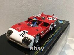 1/43 TSM 124307 R. PETERSON 1971 ALFA ROMEO TIPO 33/3 #30 WATKINS GLEN 6hr WINNER