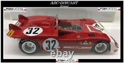 1/43 TSM 144310 ALFA ROMEO TYPE 33/3, N° 32, 12H Sebring 1971, Henri Pescarolo