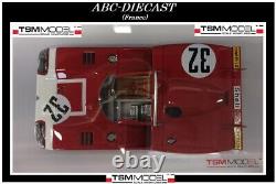 1/43 TSM 144310 ALFA ROMEO TYPE 33/3, N° 32, 12H Sebring 1971, Henri Pescarolo