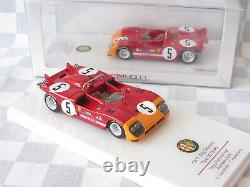 1/43 Tsm 124306 1971 Alfa Romeo Tipo 33/3 # 5 Targa Florio Winner