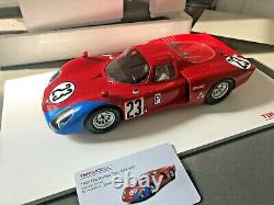 118 TSM Alfa Romeo Tipo 33/2 1968 Daytona 24 Andretti/Bianchi (with box & base)