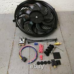 1900-27 Early Cars Adjustable Temp 14 2122 CFM S-Blade Cooling Fan Kit T-Bucket