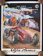 1985 Monterey Historic Races Poster Fangio Alfa Romeo 158/159 P2 Tipo A