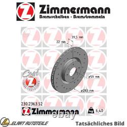 2x BRAKE DISC FOR FIAT TIPO/COUPE/MULTIPLA/PUNTO ALFA ROMEO 145/146 LANCIA