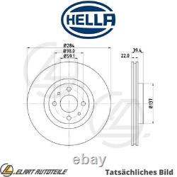 2x brake disc for Fiat Tipo Coupe Multipla/Van Punto Alfa Romeo 145/146