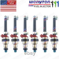 6Pcs Fuel Injectors 0280150257 For 1985-1997 Alfa Romeo 75 TIPO MILANO 3.0L 12V