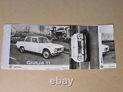 ALFA ROMEO Giulia Ti Sales Photos in Wallet TIPO 105 (From 1962-1967)