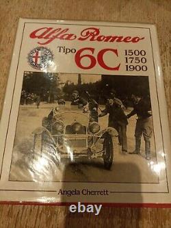ALFA ROMEO TIPO 6C, 1500, 1750, 1900. Angela Cherrett. 1989 Hardback 1st Haynes