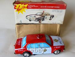 Alfa Romeo Alfetta Tipo 116 1/24 Tin Car Made in Taiwan Tinplate 19cm long