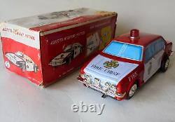 Alfa Romeo Alfetta Tipo 116 1/24 Tin Car Made in Taiwan Tinplate 19cm long