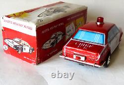 Alfa Romeo Alfetta Tipo 116 1/24 Tin Car Made in Taiwan Tinplate 19cm long