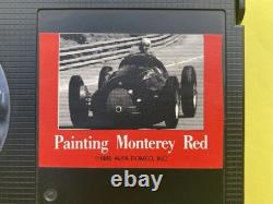 Alfa Romeo Painting Monterey Red 1985 Historic Racing Reel Factory Video Tape
