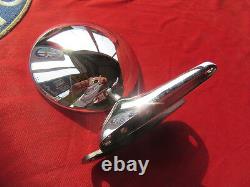 Alfa Romeo Spider Bertone GT Type 105 Round Chrome Mirrors Without Emblem New