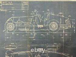 Alfa Romeo TIPO C 12 Cylinder 1936 Factory Blueprint