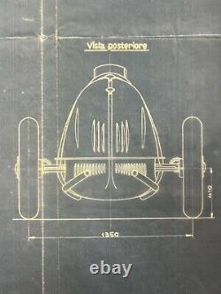 Alfa Romeo TIPO C 12 Cylinder 1936 Factory Blueprint