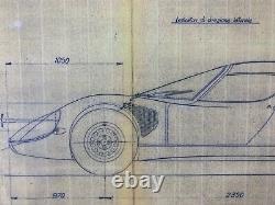 Alfa Romeo Tipo 33 Stradale factory blueprint