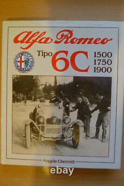 Alfa Romeo Tipo 6C 1500 1750 1900 Angela Cherrett Rare book SIGNED