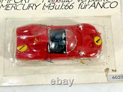 Alfa Romeo Type 33 Prototype Marklin Mercury Die Cast 143 1/43 Blister Model