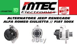 Alternatore Alfa Romeo Giulietta // Fiat 500l // Tipo Jeep Renegade // 500x