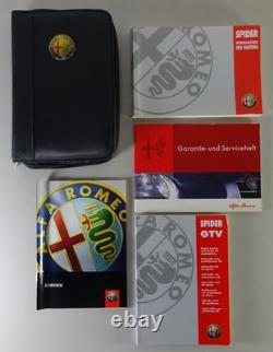 Board Map + Operating Instructions Alfa Romeo Spider Type 916 T. Spark + V6