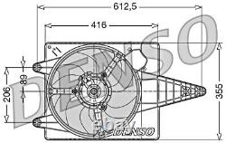 DENSO Radiator Fan For ALFA ROMEO 145 146 FIAT Tempra LANCIA Dedra 87-01 7606543