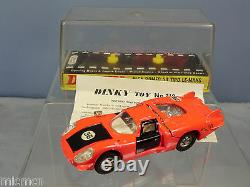 DINKY No. 210 ALFA ROMEO 33 TIPO LE-MANS (PERSPEX TOP VERSION) VN MIB