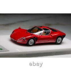 DMH Model 143 Scale Alfa Romeo Tipo33 Stradale Red Resin Car Model Collection