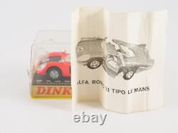 Dinky Toys GB No. 210 Alfa Romeo 33 Tipo Le Mans never played in box 1/43
