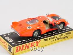 Dinky Toys GB No. 210 Alfa Romeo 33 Tipo Le Mans never played in box 1/43