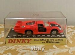 Dinky Toys No. 210 Alfa Romeo 33 Tipo Le-Mans Excellent in Original Box