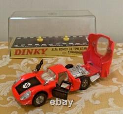 Dinky Toys No. 210 Alfa Romeo 33 Tipo Le-Mans Excellent in Original Box