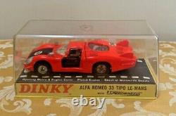 Dinky Toys No. 210 Alfa Romeo 33 Tipo Le-Mans Excellent in Original Box