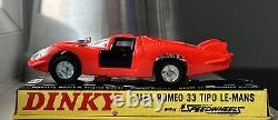 Dinky Toys No. 210 Alfa Romeo 33 Tipo Le-Mans Near Mint In Original Box