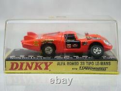 Dinky toys gb no. 210 alfa romeo 33 tipo le mans never played in box mib