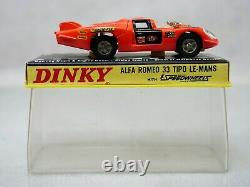 Dinky toys gb no. 210 alfa romeo 33 tipo le mans never played in box mib