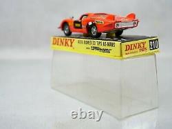 Dinky toys gb no. 210 alfa romeo 33 tipo le mans never played in box mib