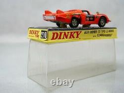 Dinky toys gb no. 210 alfa romeo 33 tipo le mans never played in box mib