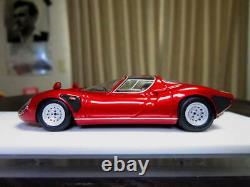 Dmh 1/43 Alfa Romeo Tipo 33/2 Stradale Rosso Formule 07Red /Metallic Red Limited