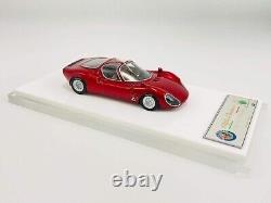 Dmh Dmh64008 Alfa Romeo Tipo 33 Stradale Metal Red 499 Limited 1/64 Scale