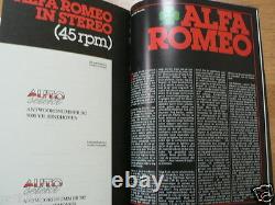 Ep Alfa Romeo Sounds Flexi Single Vinyl & Mag, Tipo B, Targa Florio, C1750,8c2300