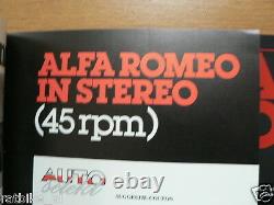 Ep Alfa Romeo Sounds Flexi Single Vinyl & Mag, Tipo B, Targa Florio, C1750,8c2300