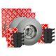 Febi Brake Discs + Brake Pads Set Front + Rear For Alfa Romeo 155 Fiat Type