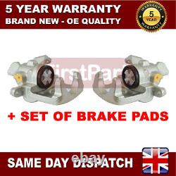 Fits Fiat Punto Tipo Alfa Romeo 145 146 FirstPart Rear Brake Calipers + Pads