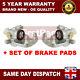 Fits Fiat Punto Tipo Alfa Romeo 145 146 Firstpart Rear Brake Calipers + Pads