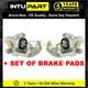 Fits Fiat Punto Tipo Alfa Romeo 145 146 Intupart Rear Brake Calipers + Pads